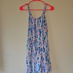 Lilly Pulitzer Blue and Pink Casual Dress